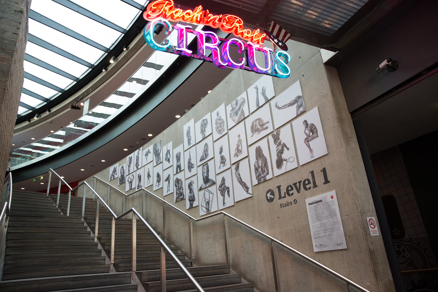 Transfiguration: Shakirudeen 'Bonetics' & Leilani Franco (3.2 x 2.4M PVC Banner) - Exhibition Display Discounted Print (UK Delivery / London Pick-Up Only, TRNS-EDDP-RH)