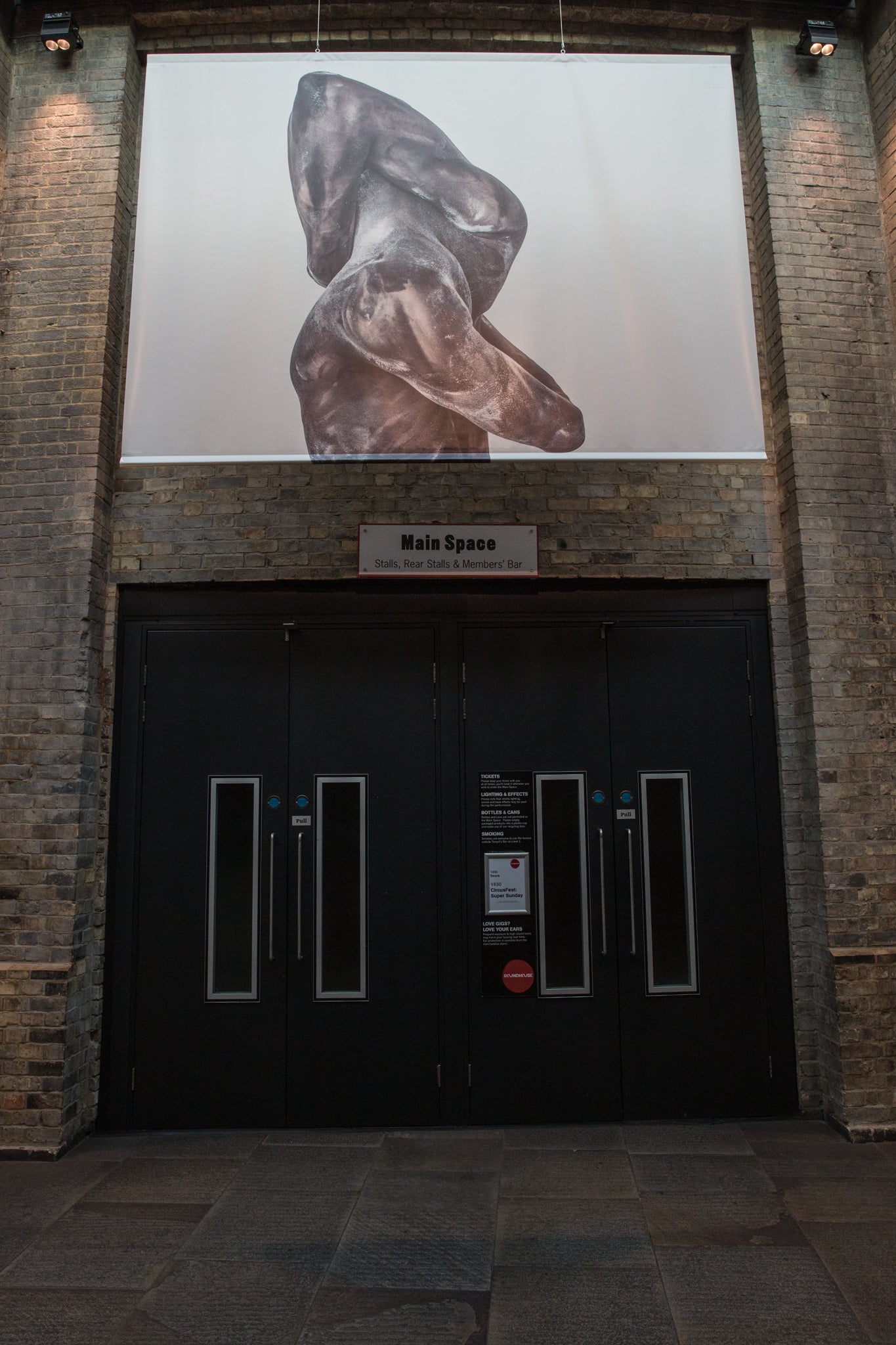 Transfiguration: Shakirudeen 'Bonetics' (3.2 x 2.4M PVC Banner) - Exhibition Display Discounted Print (UK Delivery / London Pick-Up Only, TRNS-EDDP-RH)