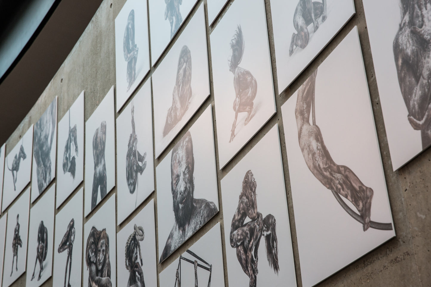 Transfiguration: Shakirudeen 'Bonetics' (3.2 x 2.4M PVC Banner) - Exhibition Display Discounted Print (UK Delivery / London Pick-Up Only, TRNS-EDDP-RH)
