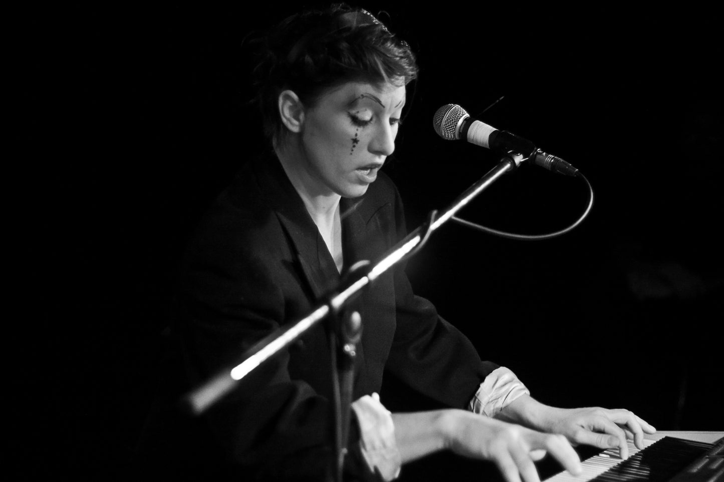 THE BLACK AND WHITES: "Amanda Palmer" (42 x 33cm) - Exhibition Display Discounted Print (UK Delivery / London Pick-Up Only, TBAW-EDDP)
