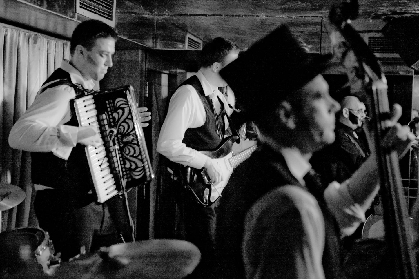 THE BLACK AND WHITES: "The Texas Chainsaw Orchestra" (51 x 39cm) - Exhibition Display Discounted Print (UK Delivery / London Pick-Up Only, TBAW-EDDP)