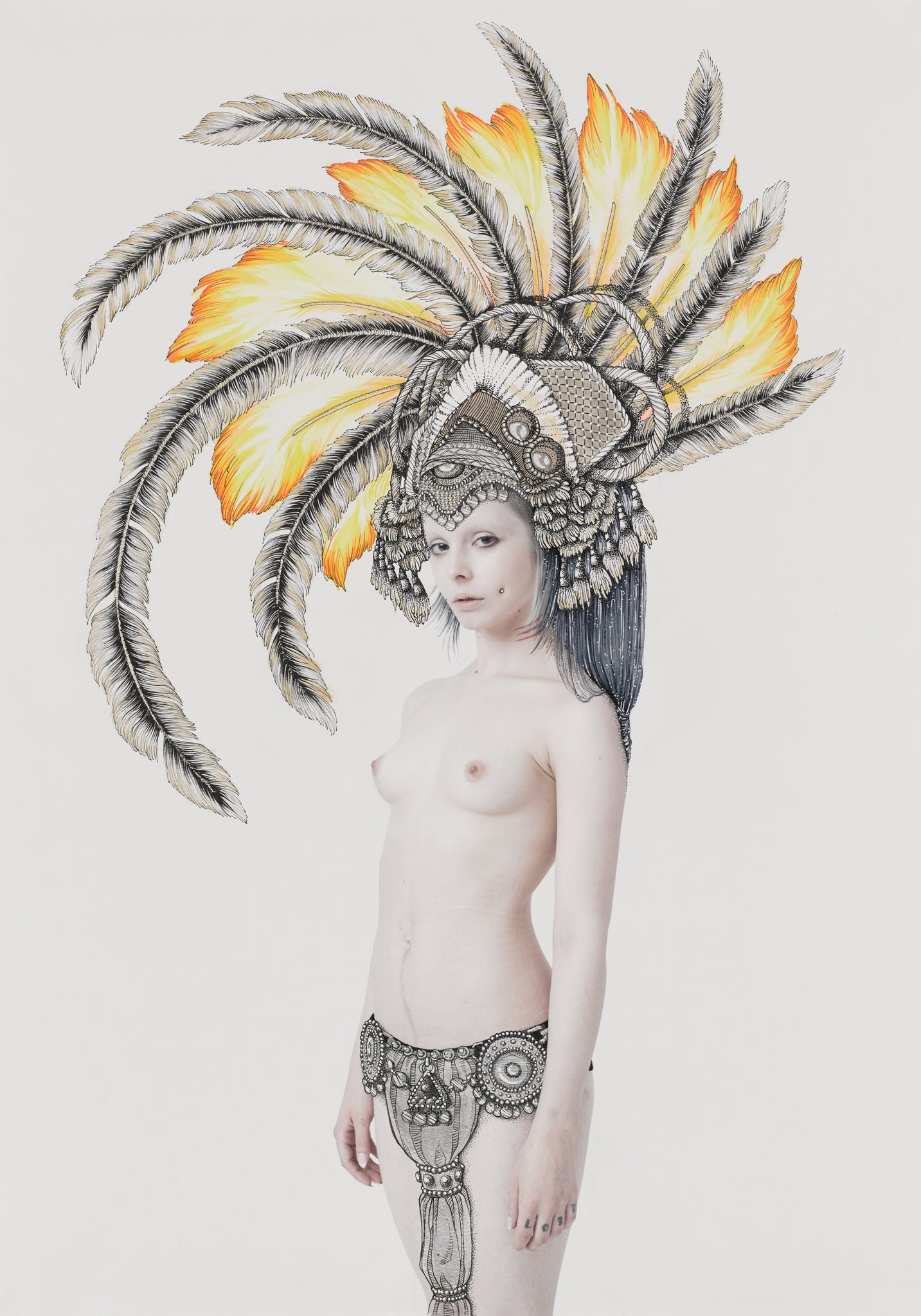 The Illustrated: "Iska Ithil by Delphine Noiztoy" (31.6 x 45.1 cm) - Exhibition Display Discounted Print (UK Delivery / London Pick-Up Only, Ill-EDDP-GSB)
